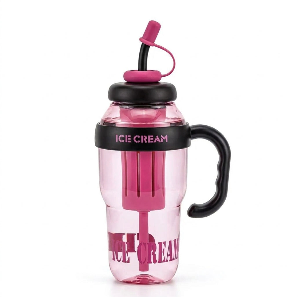 Sipco ChillPop Water Bottle with Handle & Straw.