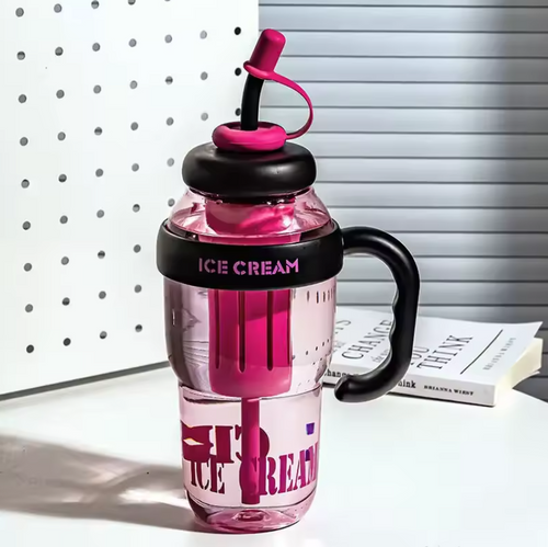 Sipco ChillPop Water Bottle with Handle & Straw.