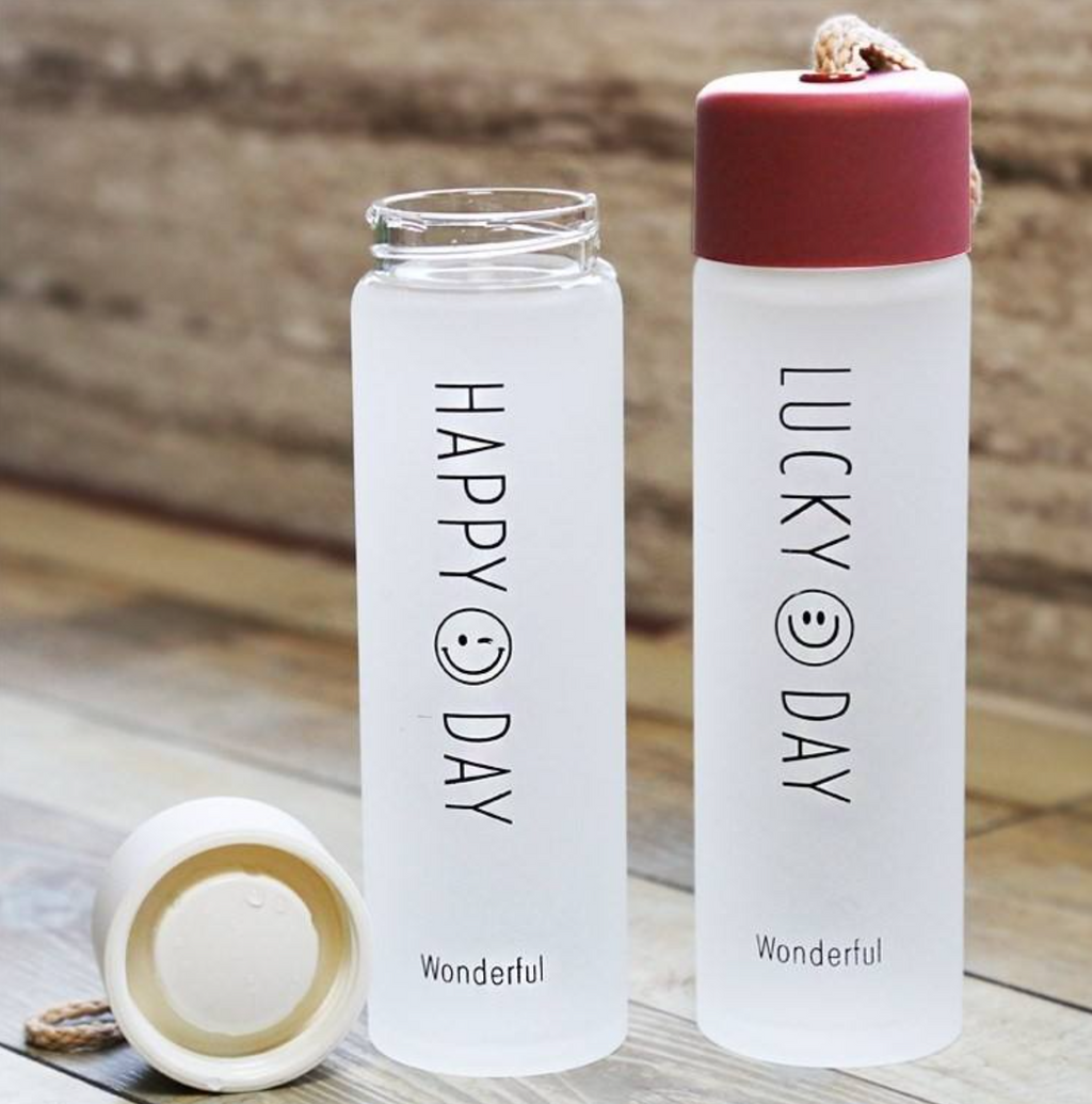 Sipco Transparent Glass Water Bottle