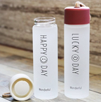 Sipco Transparent Glass Water Bottle