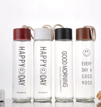 Sipco Transparent Glass Water Bottle