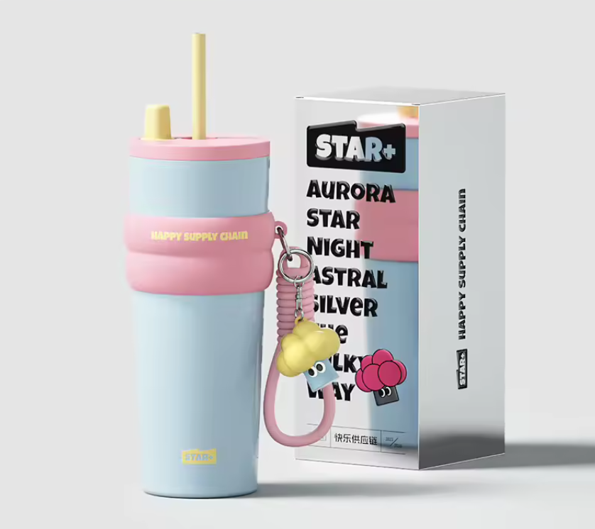 Sipco PastelPop Straw Tumbler.