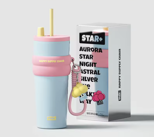 Sipco PastelPop Straw Tumbler.